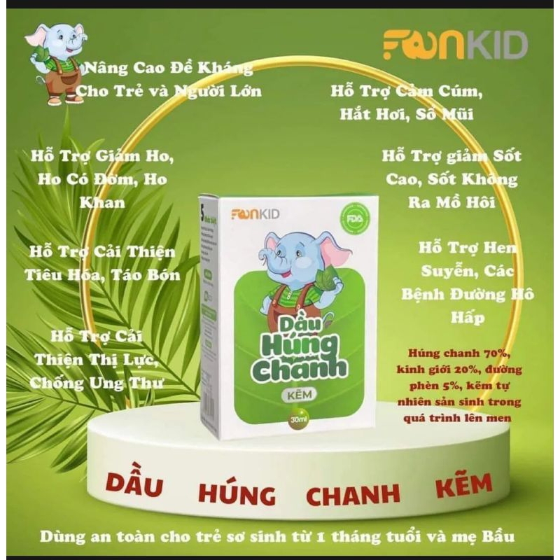 Tinh dầu húng chanh kẽm của faneco.chai 30 ml