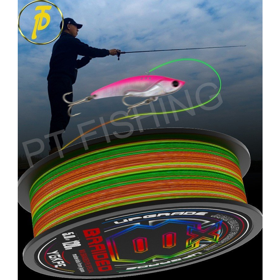 Dây Trục chính YGK PE X8 chuyên lure đa sắc mười mét một màu