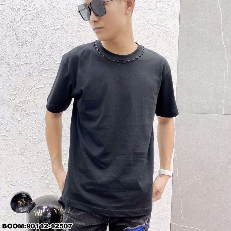 Áo thun nam nữ valentino đính đá ngon bá cháy. ảnh thật_90122