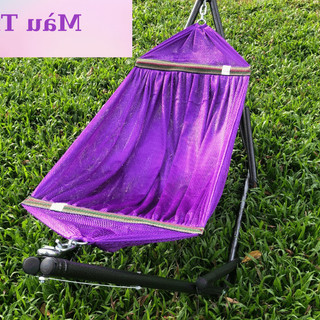 Combo Bộ khung võng xếp em bé + 2 lưới võng em bé loại dày đẹp