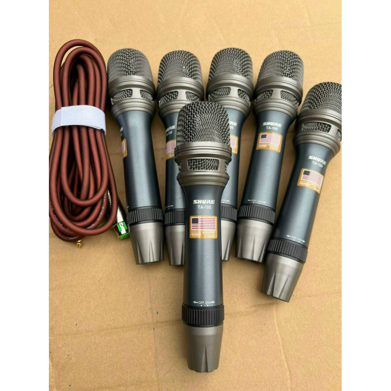 micro có dây SHURE TA-100 hàng củ mỹ(made in u.s.a)