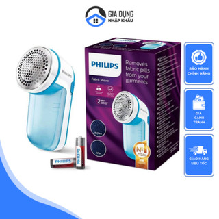 Máy cắt lông xù philips gc026, lưỡi thép không gỉ, lực cắt mạnh, máy chạy pin, nhập đức, màu ngẫu nhiên