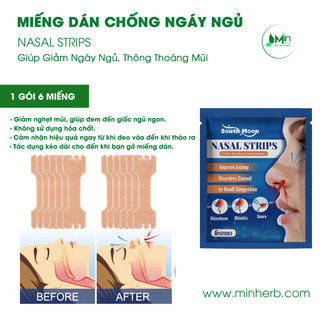 Miếng dán chống ngáy ngủ Nasal Strips giúp giảm ngáy ngủ, thông thoáng Mũi