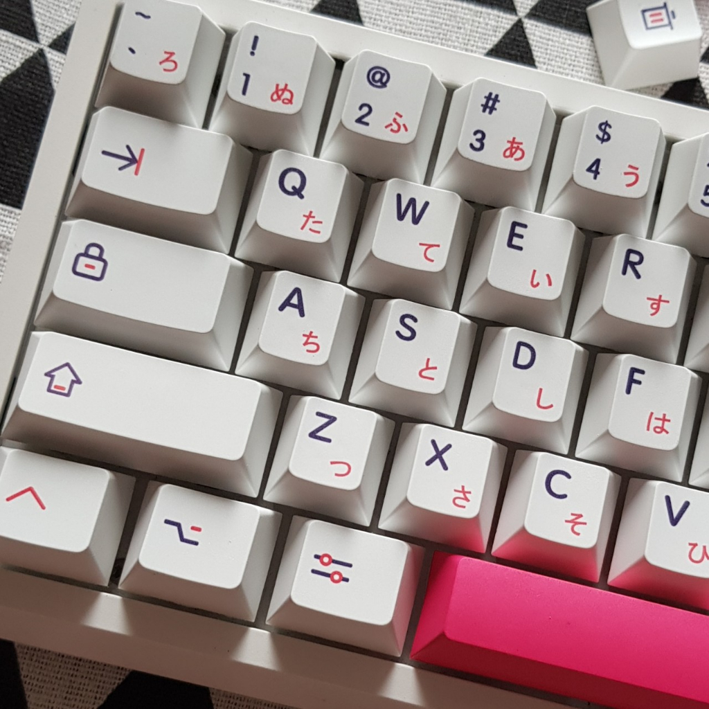 Keycaps PBT Chiều Cao Cherry - Kon Mono 130 nút dành cho phím cơ
