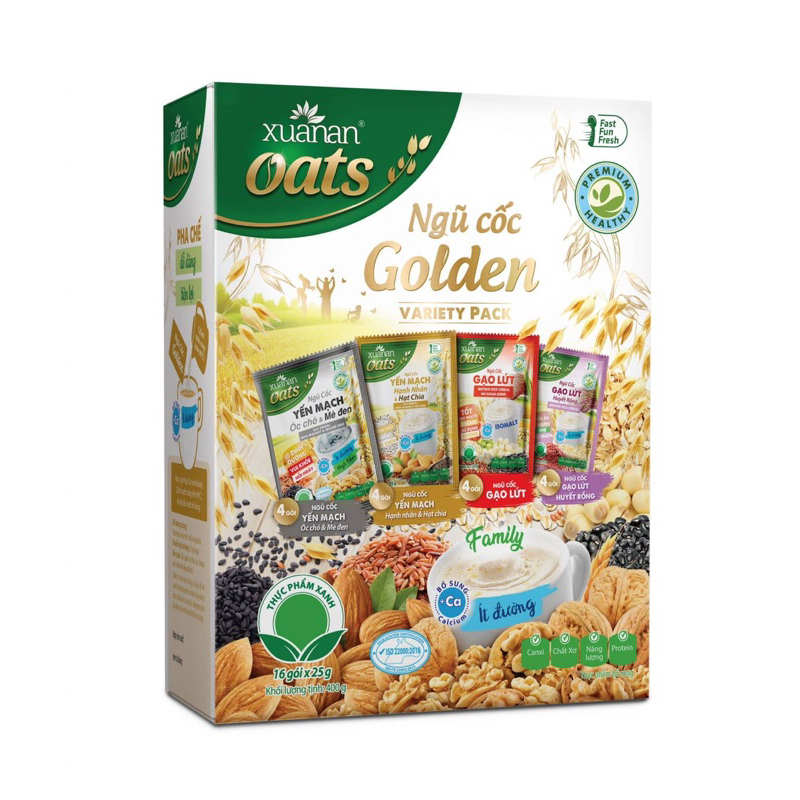 Ngũ Cốc Xuân An Goldent Túi/Hộp 400g