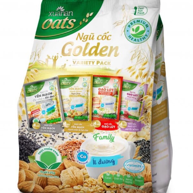 Ngũ Cốc Xuân An Goldent Túi/Hộp 400g