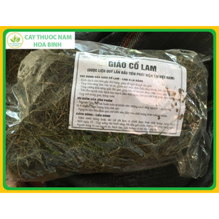 1kg Giảo cổ lam 5 lá Hòa Bình xanh, thơm, sạch