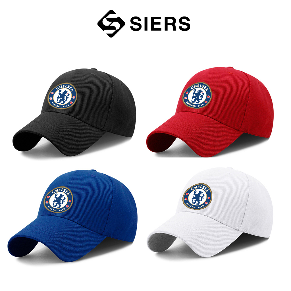Mũ lưỡi trai thể thao in logo clb bóng đá Chelsea giải ngoại hạng anh, chất kaki dày dặn