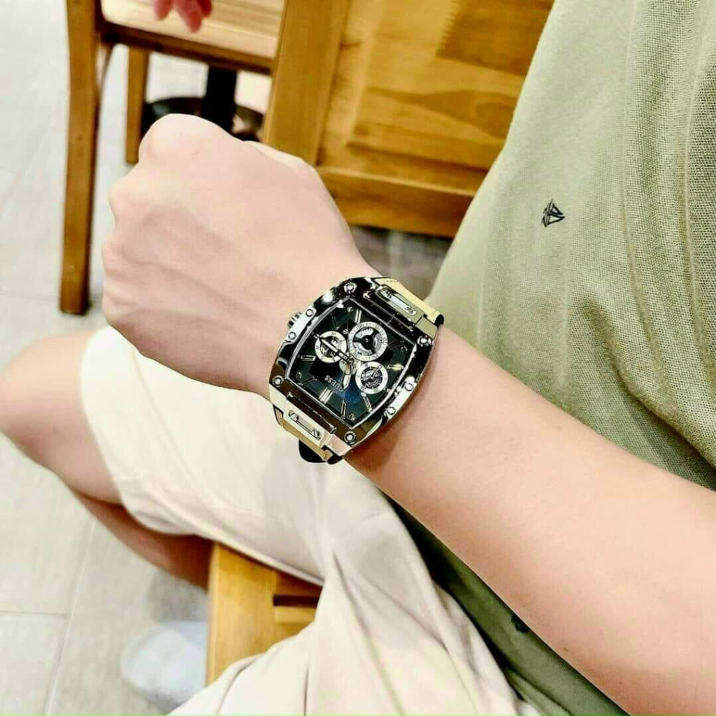 Đồng Hồ Nam G.U.E.SS .Size: 43mm.Full Box Hãng.Giá Xây Dựng Kênh.Phiên Bản Nam Thần
