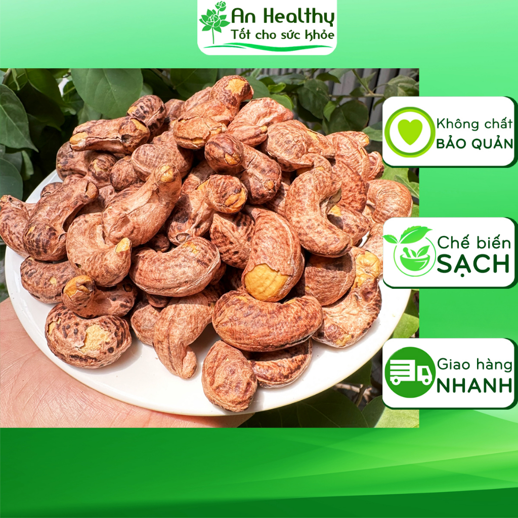 Hạt Điều rang muối nguyên hạt vỏ lụa Bình Phước Loại I