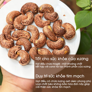 Hạt Điều rang muối nguyên hạt vỏ lụa Bình Phước Loại I