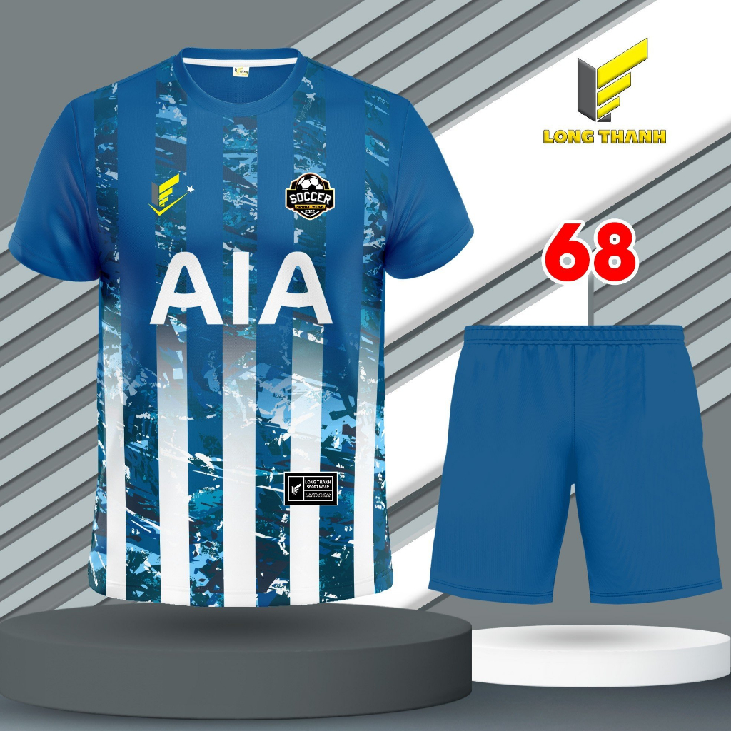 Bộ quần áo thể thao câu lạc bộ Tottenham Hotspur màu xanh  - Long Thanh Sport - M68