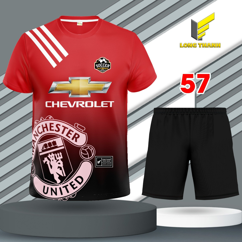 Bộ quần áo thể thao câu lạc bộ Real Madrid - Long Thanh Sport - M57