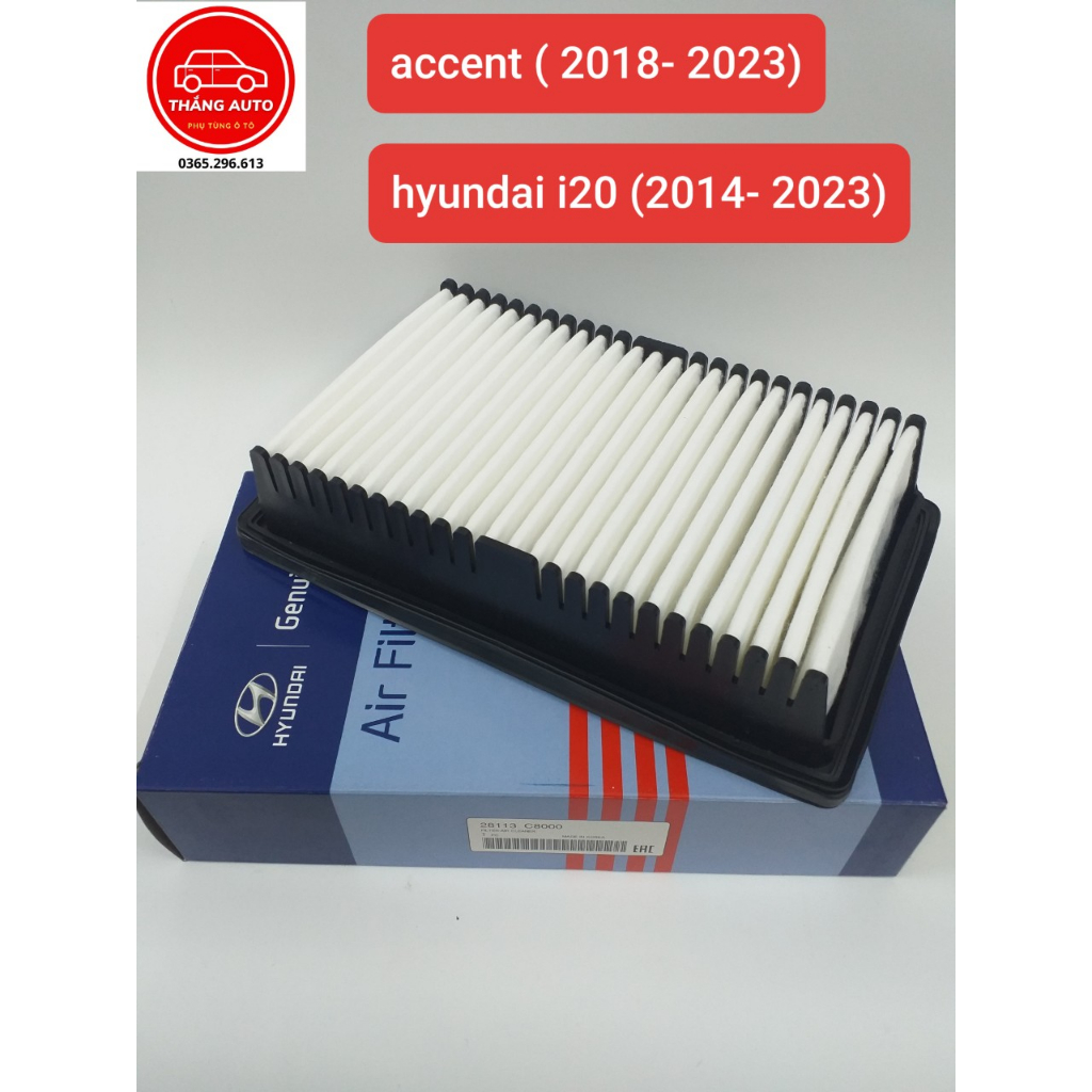 Lọc gió động cơ xe accent , Sonet , I20 cctive