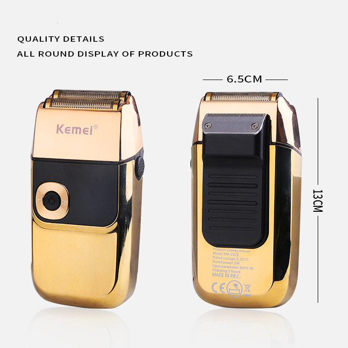 Máy cạo râu Kemei KM-2028 có tubor 3 tốc độ cạo và lưỡi sơ cua