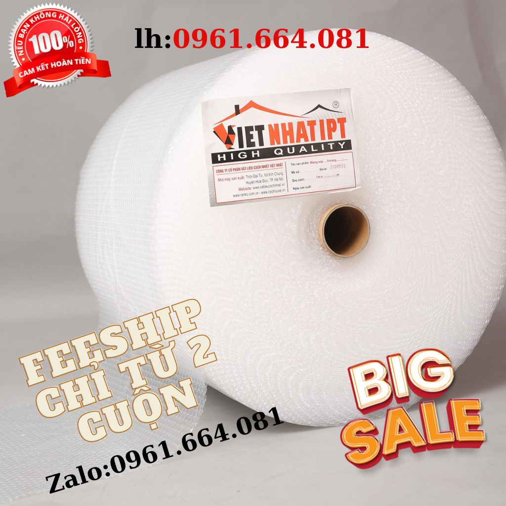 [hỏa tốc]Cuộn Xốp Khí 1m5 x 100m và 1m2 x 100m, Bọc Chống Sốc,xốp khí - Đóng Bọc Hàng - Chống Sốc Bó