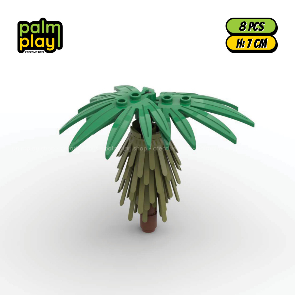 Mô hình MOC Cây Cọ - Đồ chơi gạch lắp ráp xếp hình