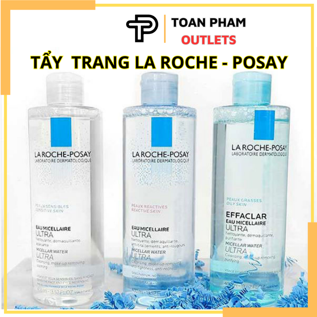 Nước Tẩy Trang La Roche Posay 400Ml Xuất Xứ Pháp Cho Da Dầu Và Da Nhạy Cảm Làm Sạch Sâu Phù Hợp Mọi Loại Da