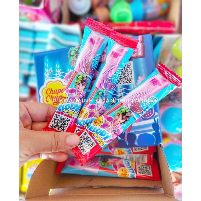 KẸO MÚT HƯƠNG DÂU  CÂY CÒI THỔI CHUPA CHUPS