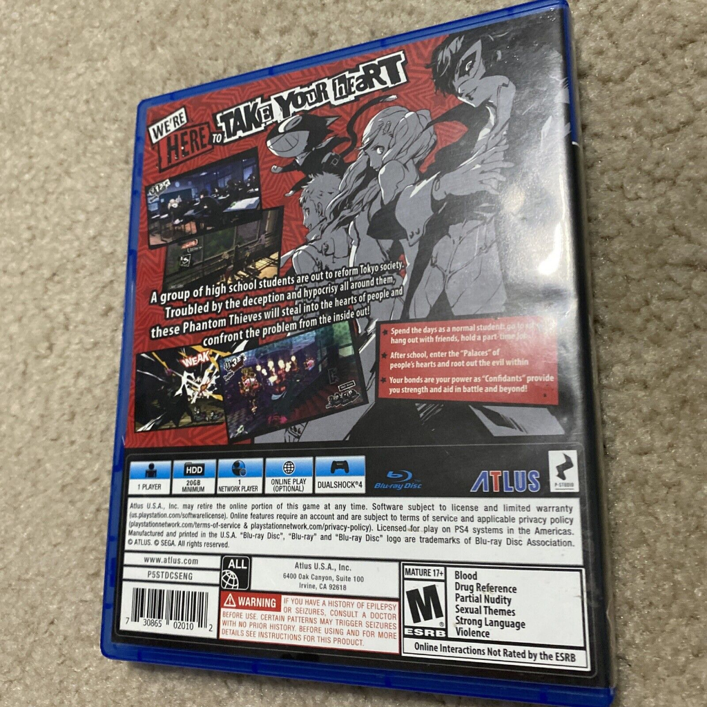 Game PS4 : Persona 5 P5