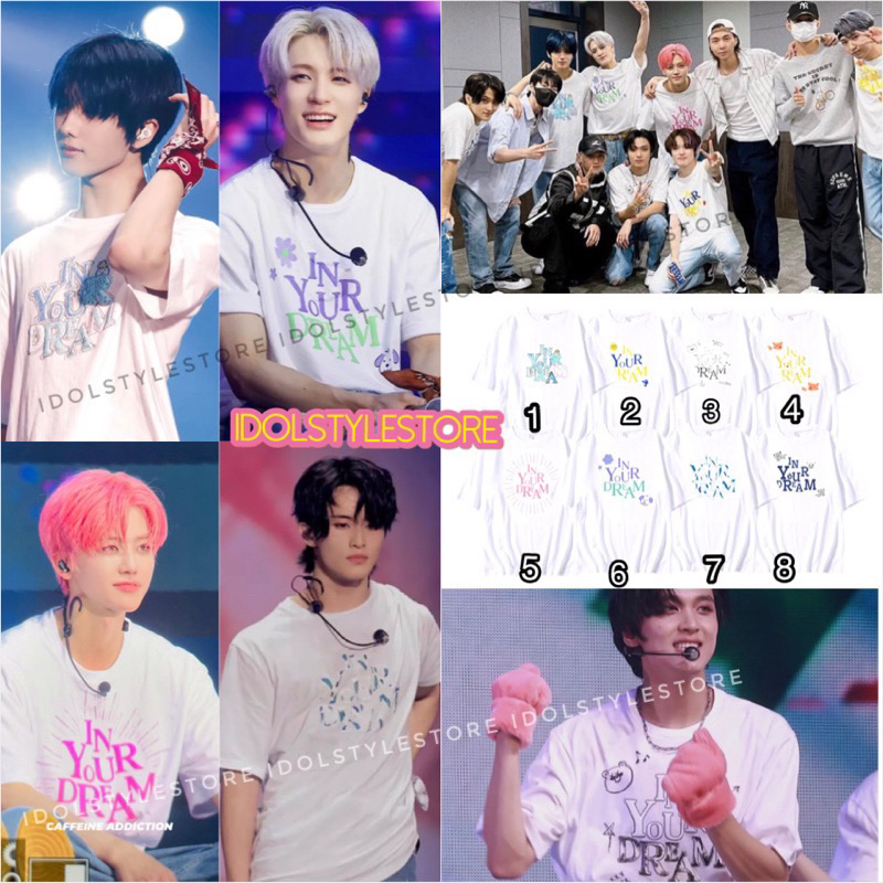 Áo thun tay lỡ in your Dream NCT Dream designed