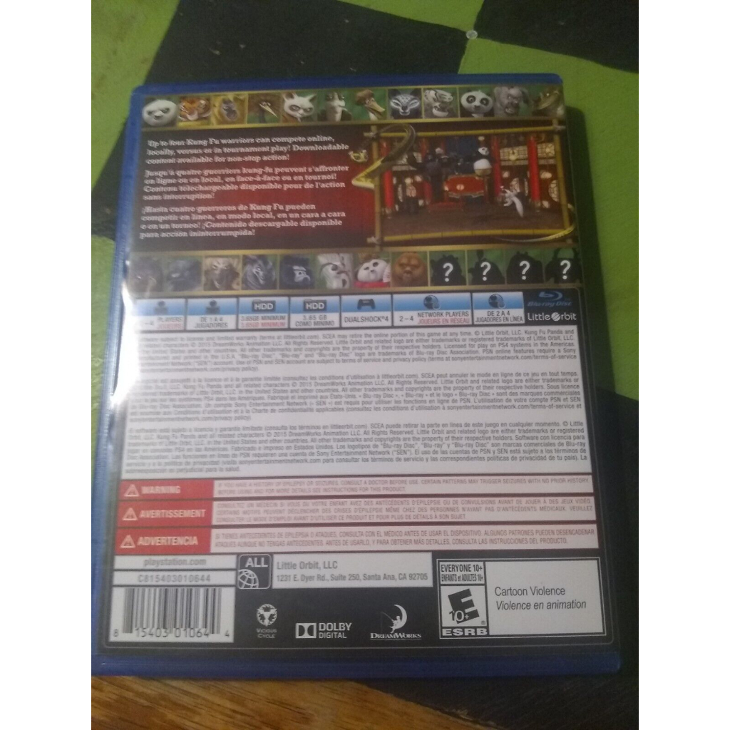 Game PS4 : Kung Fu Panda Showdown of Legendary Legends