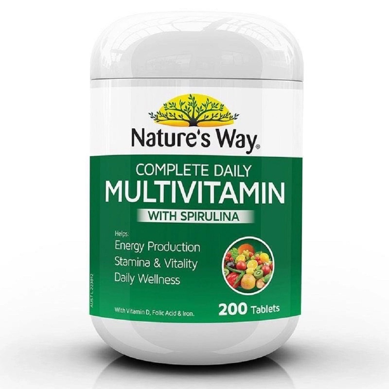 Vitamin Tổng Hợp  Nature’s Way Complete Daily Multivitamin - 200 Viên