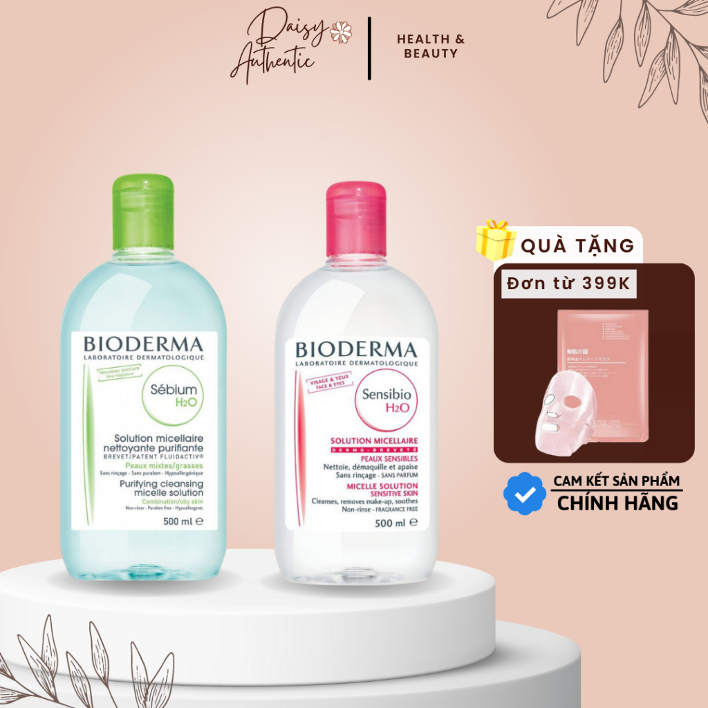 Nước Tẩy Trang Bioderma Sensibio H20 Cho Da Nhạy Cảm 500ml