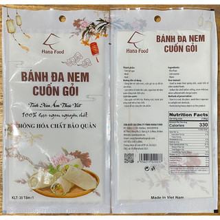 Bánh đa nem cuốn gỏi (ăn liền)