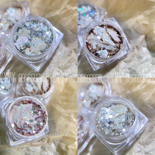 Xà cừ mix nhũ siêu sáng set 4 màu