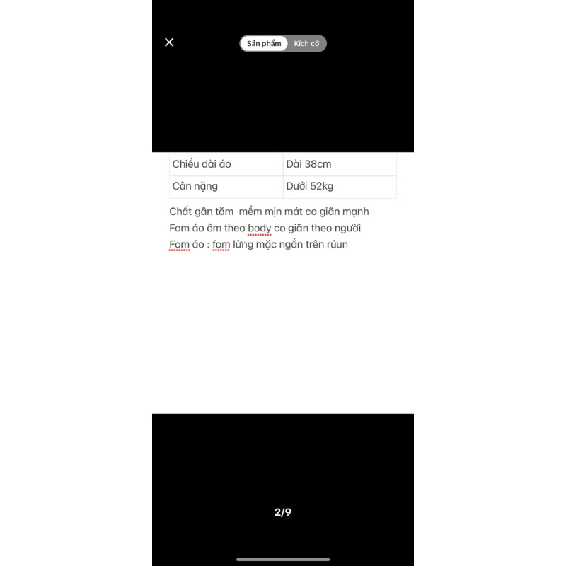 ÁO 3 LỖ SÁT NÁCH THUN GÂN SỊN SÒ DÁNG CROPTOP