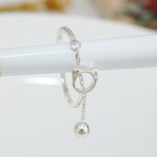 [FreeShip]Nhẫn Bạc Ý 925 Chuông Mèo