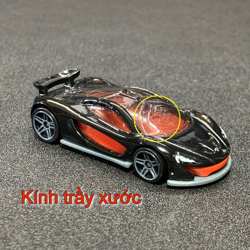 Xe mô hình Hot Wheels không hộp MCLAREN P1 - Black - tỉ lệ 1:64
