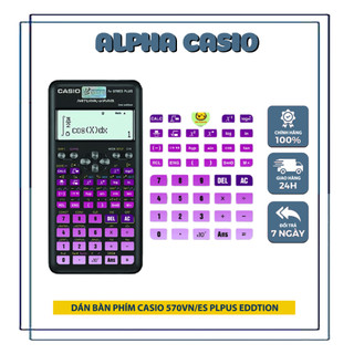 Dán bàn phím casio fx 570vnplus eddtion 2, fx 570esplus eddtion 2, dán máy tính casio