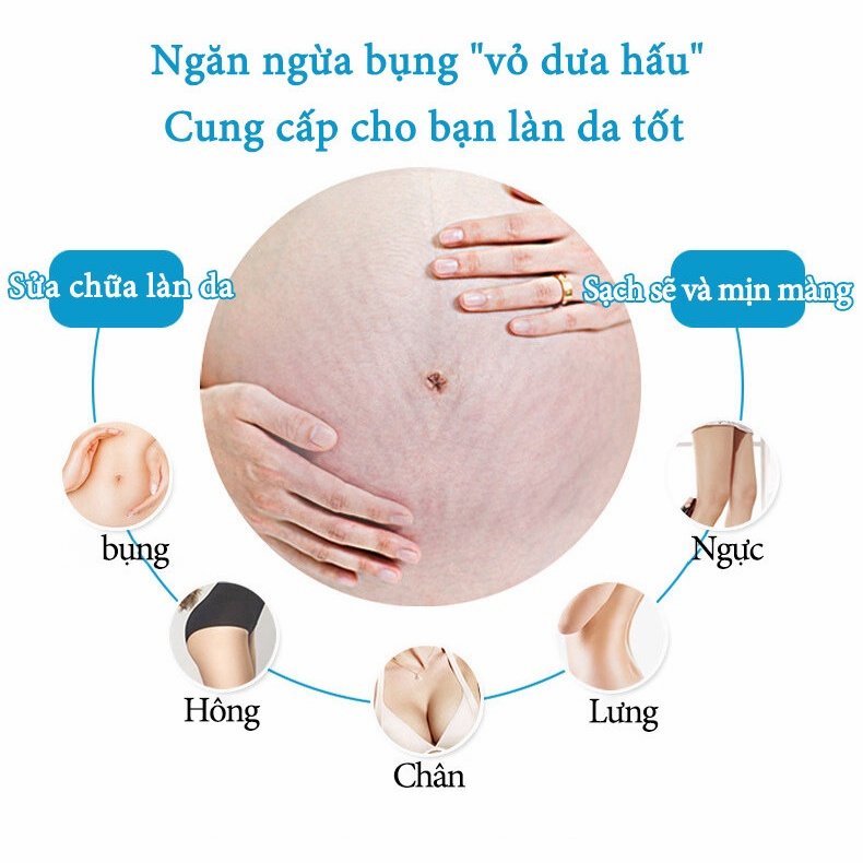 Kem xoá rạn da sau sinh, làm mờ vết thâm, sáng đều màu da, cải thiện sẹo lâu năm