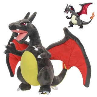 Gấu bông pokemon rồng lửa charizard bóng đêm siêu đẹp cool ngầu hàng chính hãng pokemon nguyên tem nguyên tag