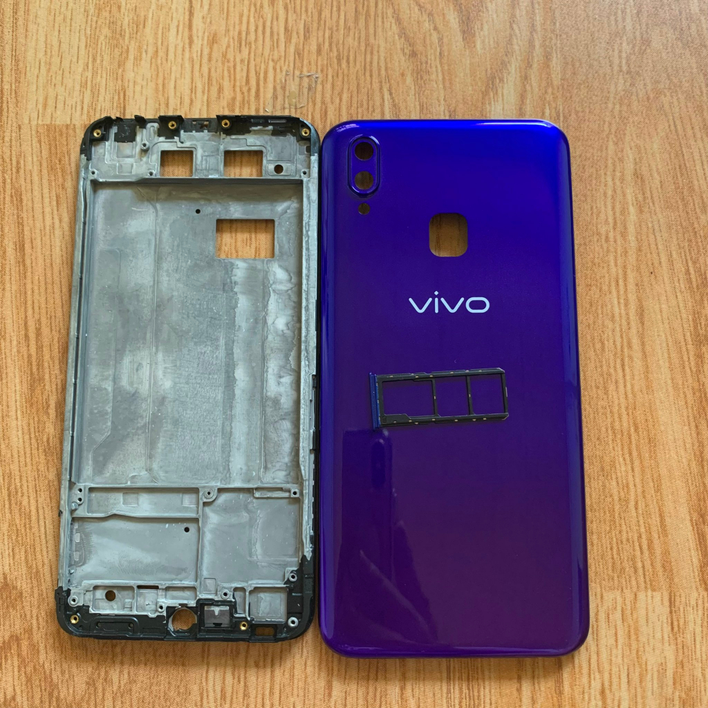 Bộ Vỏ + Sườn VIVO Y93/Y95 ZIN kính cam.nút bấn ( có vân tay)