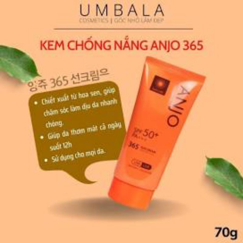 Kem chống nắng mặt và thân ANJO PROFESSIONAL SPF50 PA+++