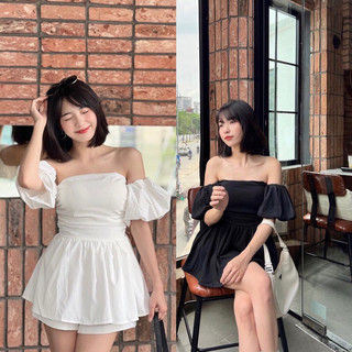 Set bộ quần sooc áo sơ mi dáng cúp ngực tay rời mặc được nhiều kiểu phong cách MaiA Setaotrevai354