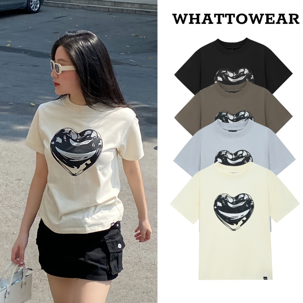 Áo thun BABYTEE BLACK HEART | BigBuy360 - bigbuy360.vn