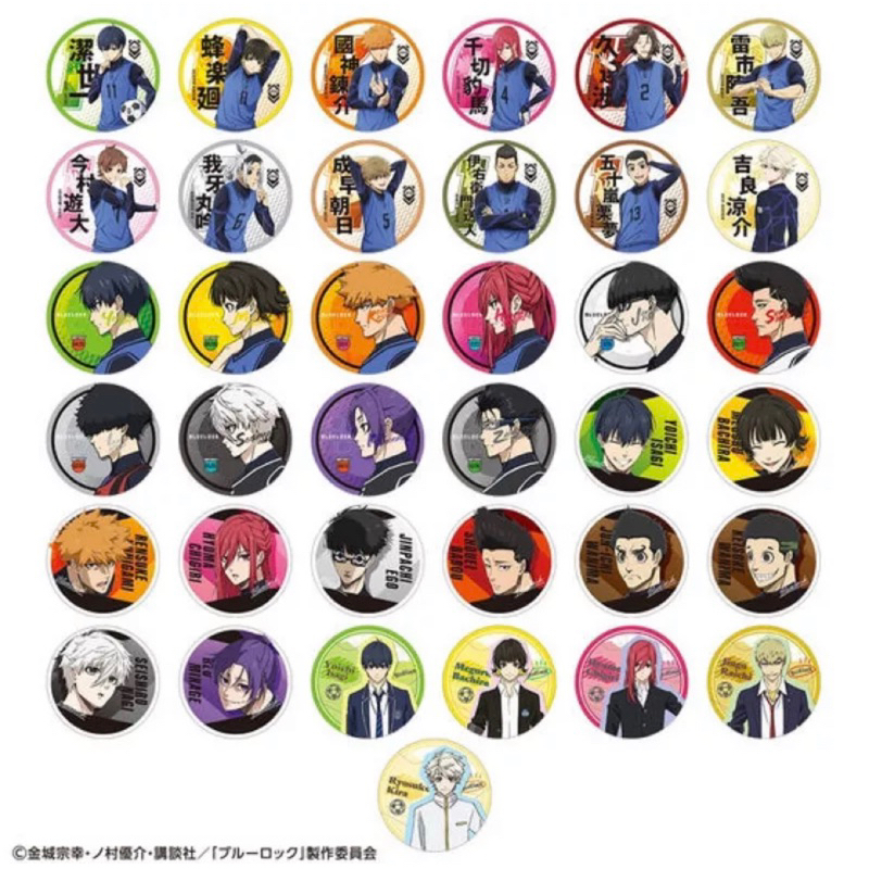 Thẻ nhân phẩm lót cốc Coaster BLUE LOCK