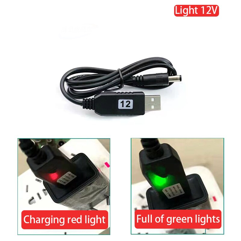 Cáp sạc USB máy hút bụi cầm tay-  có đèn LED báo đầy pin