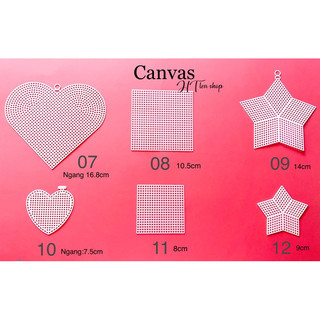Canvas cắt sẵn (Giá 1 cái)