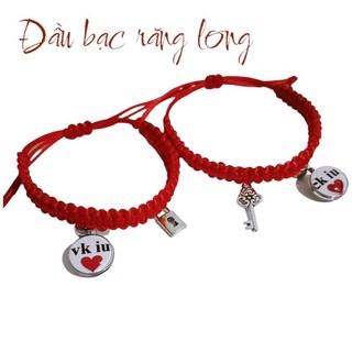 Vòng tay đôi ck vk đầu bạc răng long