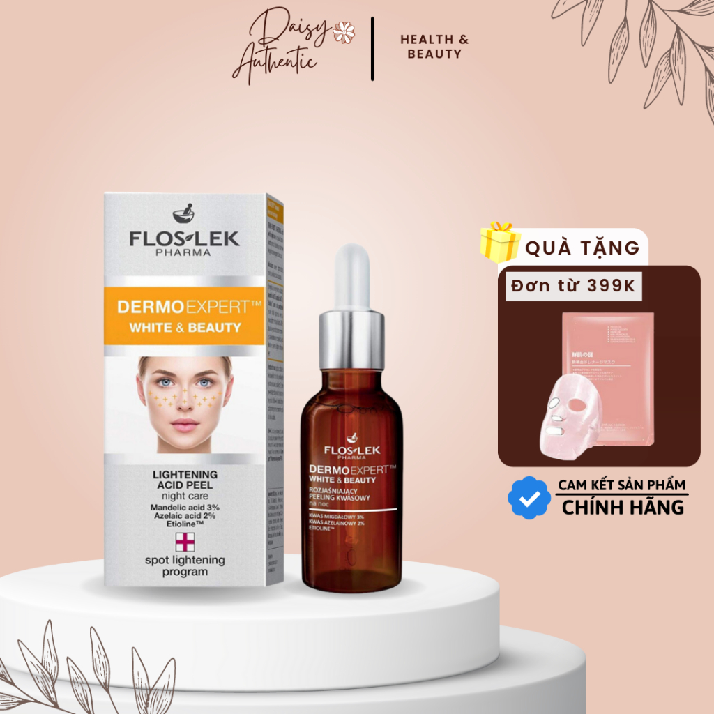 DUNG DỊCH LÀM SÁNG MỊN FLOSLEK LIGHTENING ACID PEEL NIGHT CARE 30ml