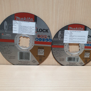 Đá cắt inox cho máy mài x-lock 100-125x1.2x22.23mm makita