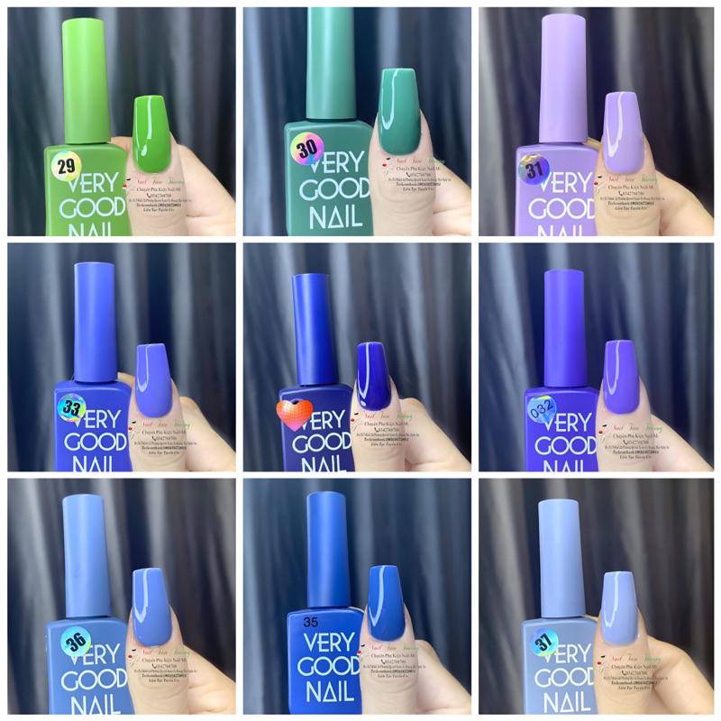 Sơn verrygood loại 1 bán lẻ màu