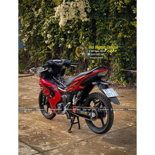 TEM DÁN LỬA ĐỎ VÀNG ĐEN XE WINNER X V3 MÀU ĐỎ