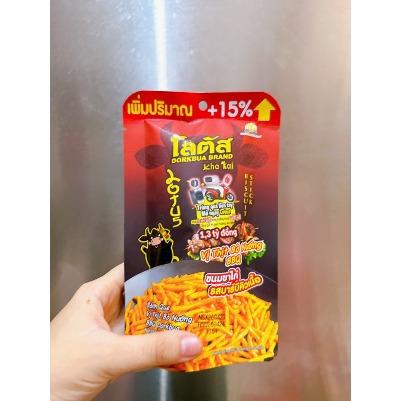 Bánh que vị thịt bò nướng BBQ 23gram, đồ ăn vặt