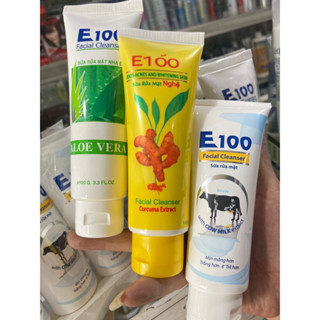 sữa rửa mặt nghệ nha dam sữa bò ngừa mụn sáng da E100 típ lớn 100g